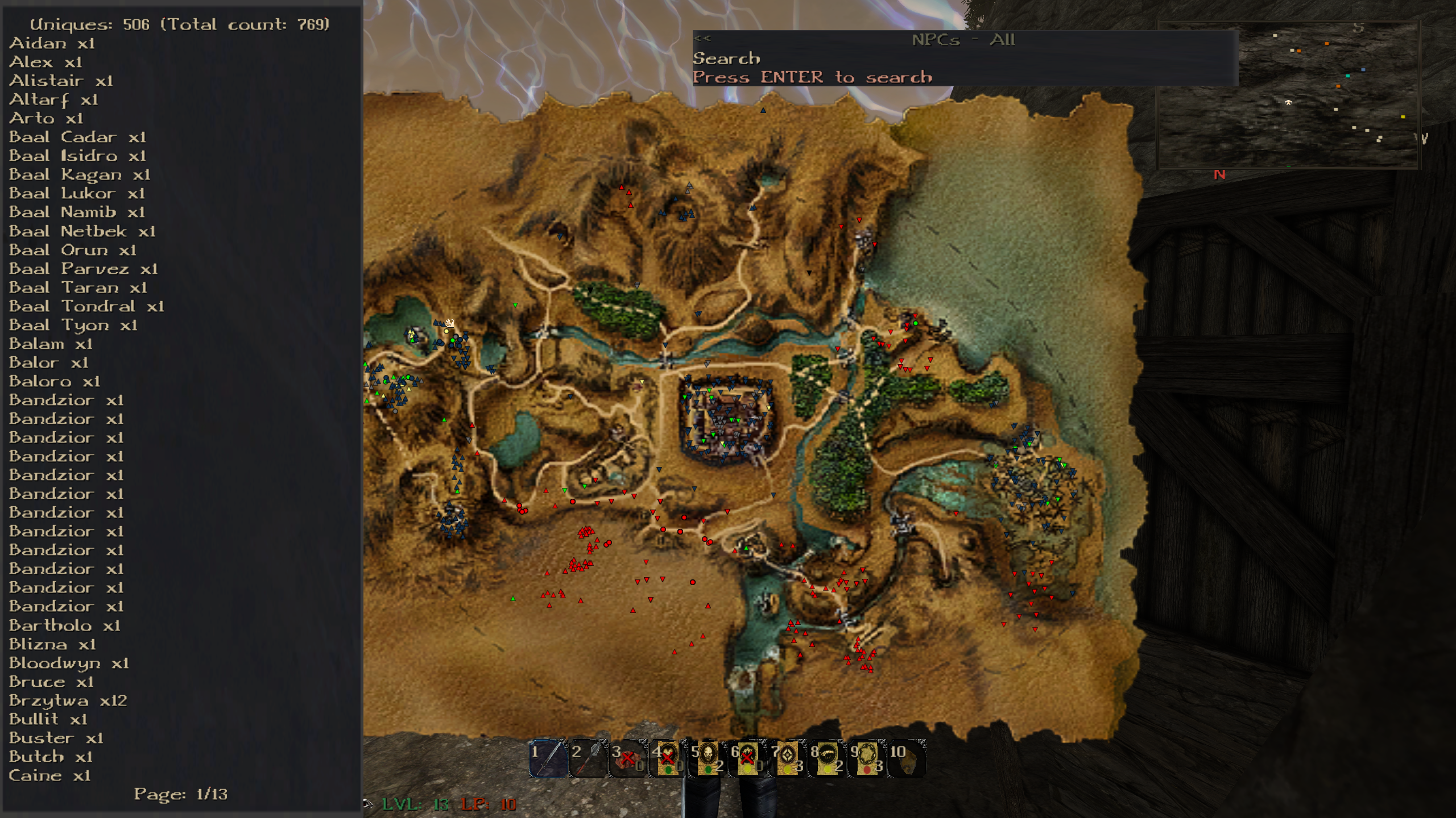 ItemMap — mapa przedmiotów 1